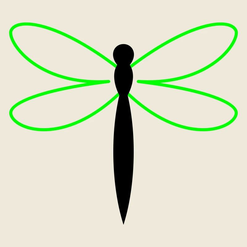 Libelle Silhouette