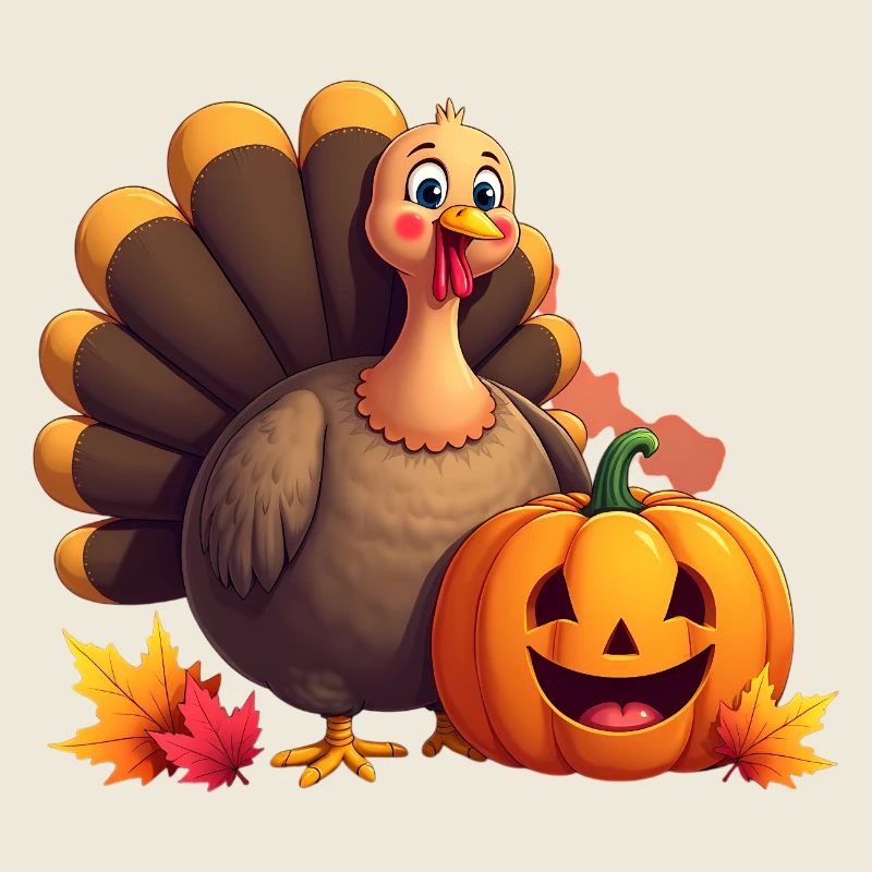 Thanksgiving Drôle Dinde de Thanksgiving