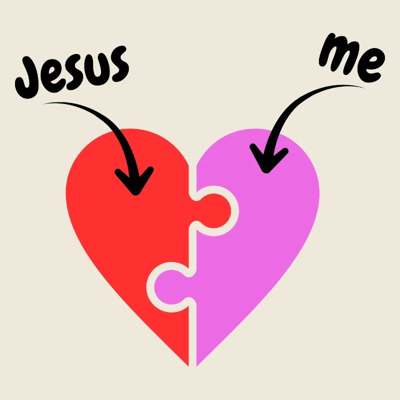 Jésus et moi - Cœur - Puzzle - Christian