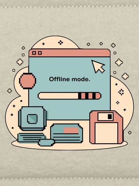 Offline Mode Retro Internet