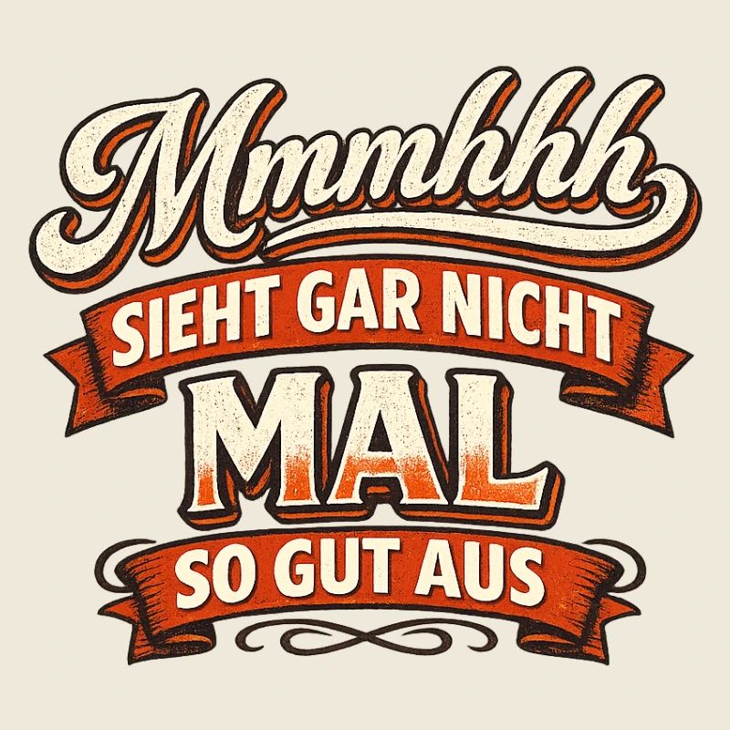 Spruch im Retro Banner
