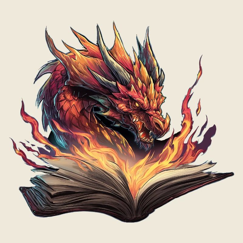 Dragon Book Transformation Fire Design
