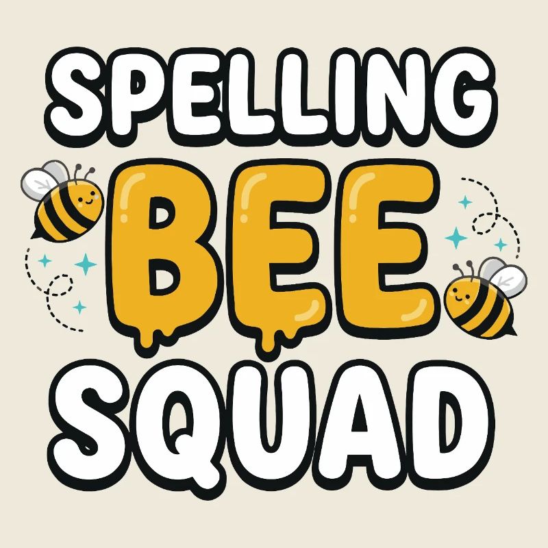 Spelling Bee Squad Cute Bee Team