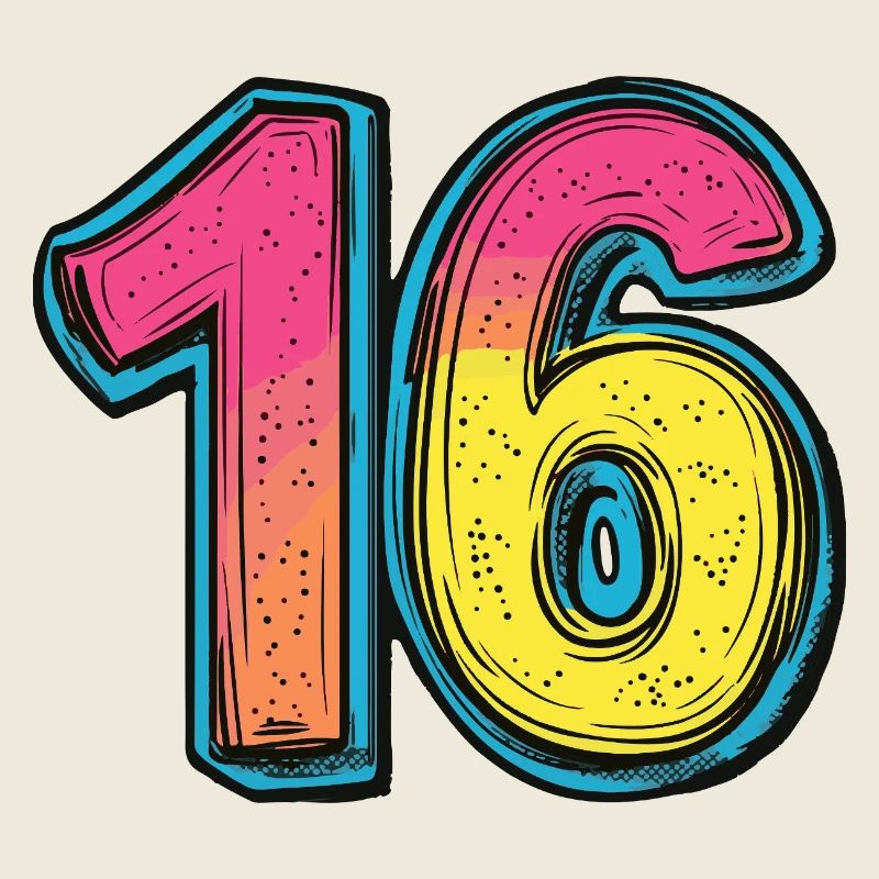 16 Nombre Coloré