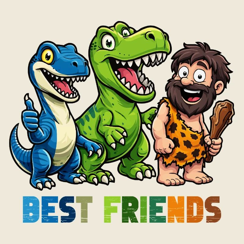 Dino Best Friends Caveman Comic
