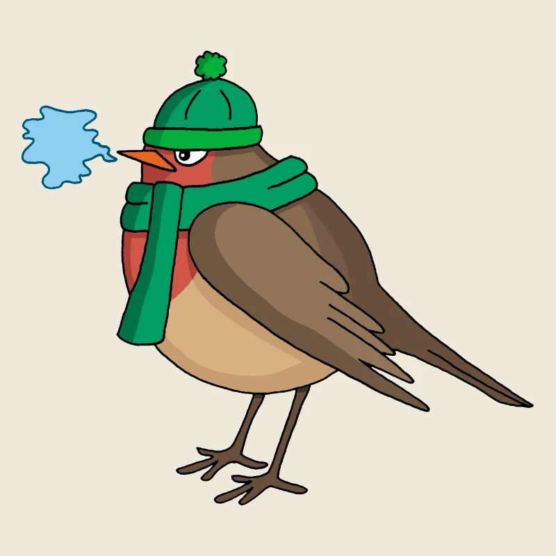 Der Vogel und der Winter