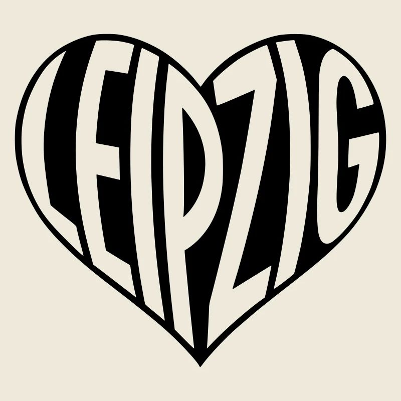 Leipzig Herz Typo