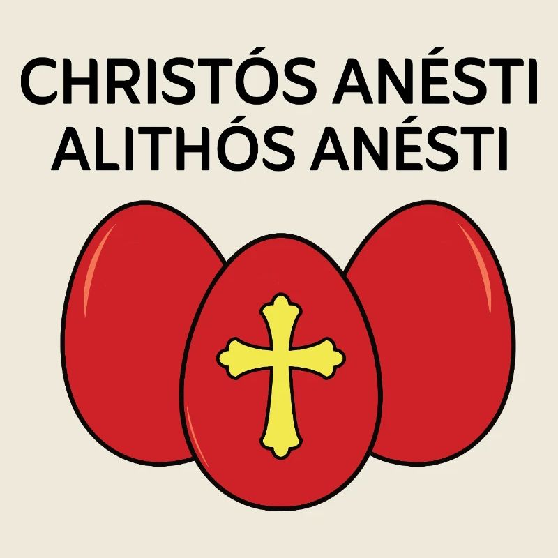 Christos Anesti Alithos Anesti Greek Easter Egg