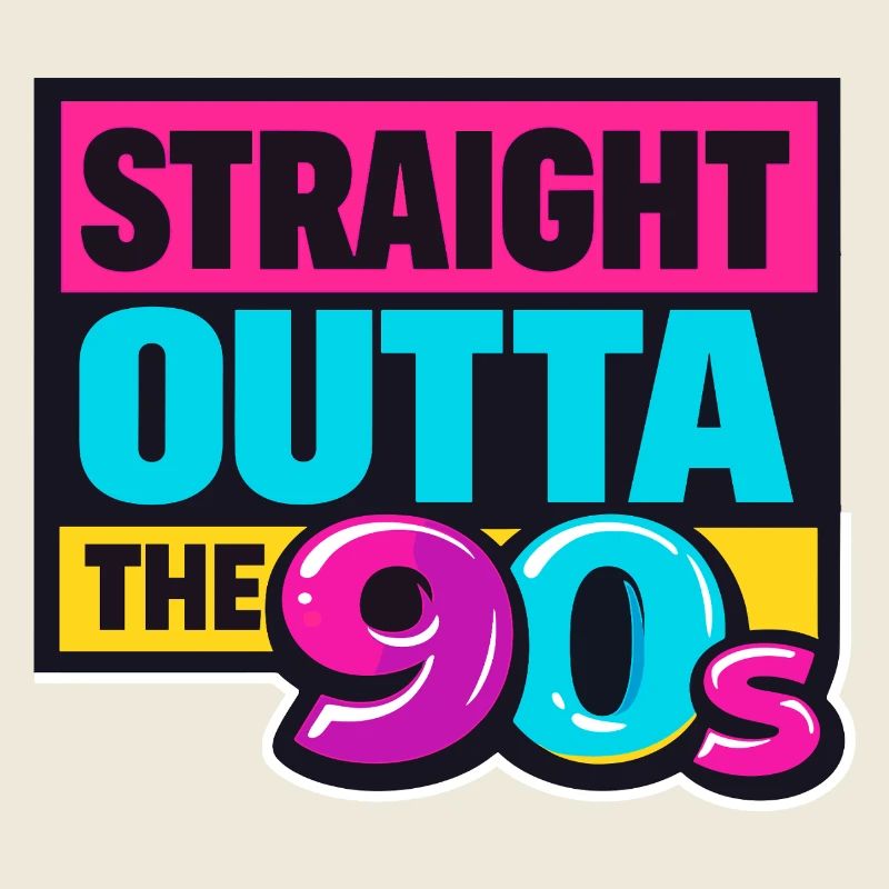 Straight Outta The 90s Neon