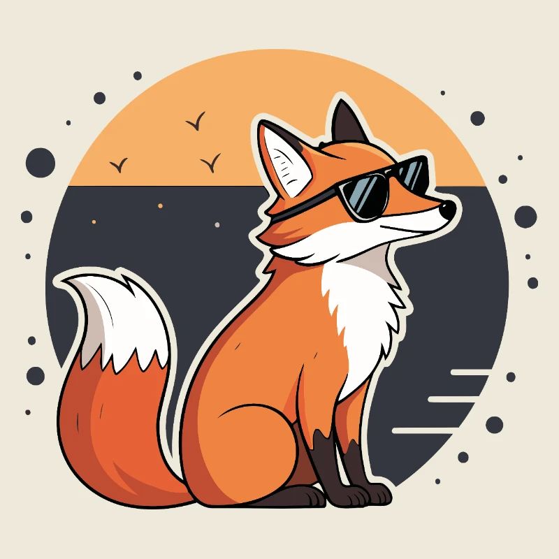 Fox Sun Dark Glasses