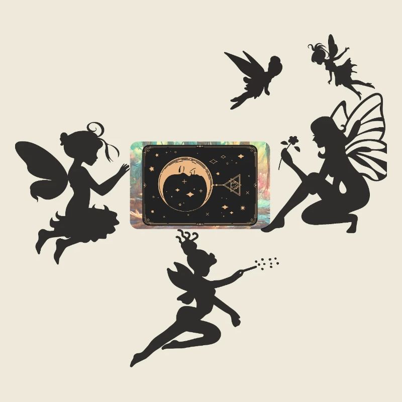 Crescent Moon with Stars