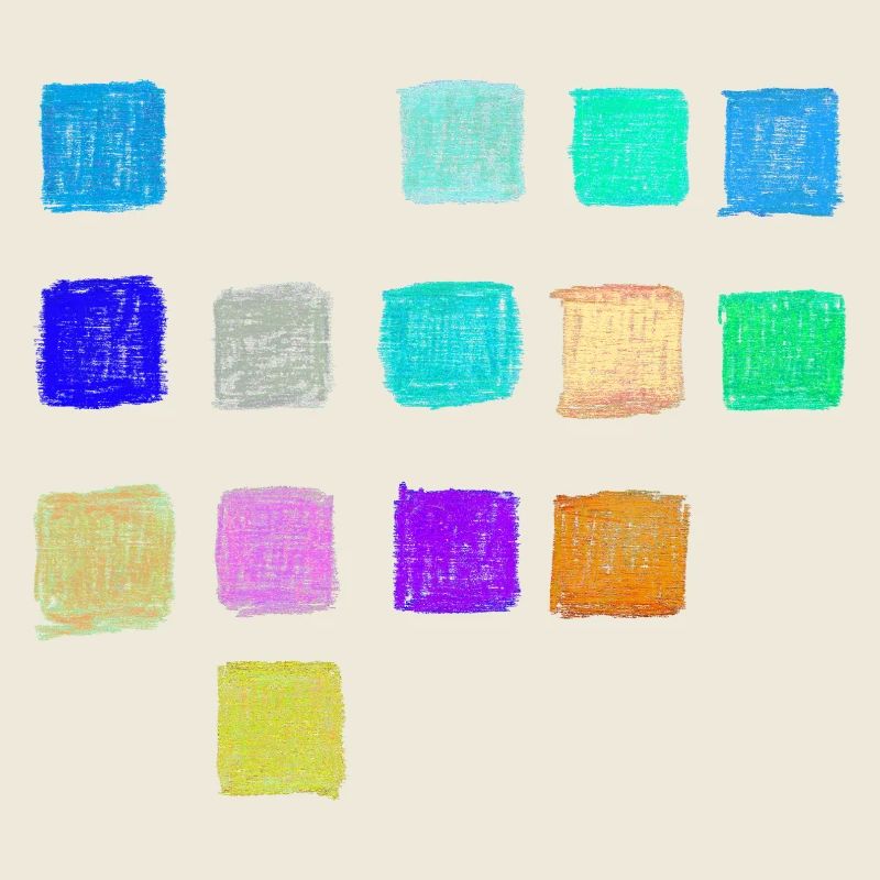 Buntstift Farben Quadrate Muster - Abstrakt