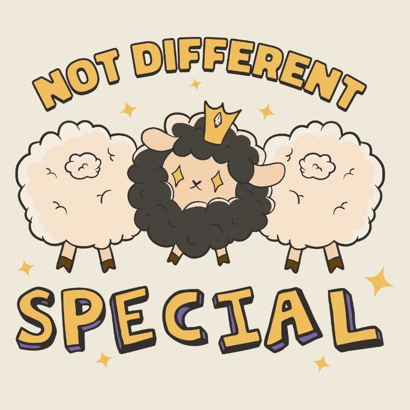 Funny Black Sheep Special Person