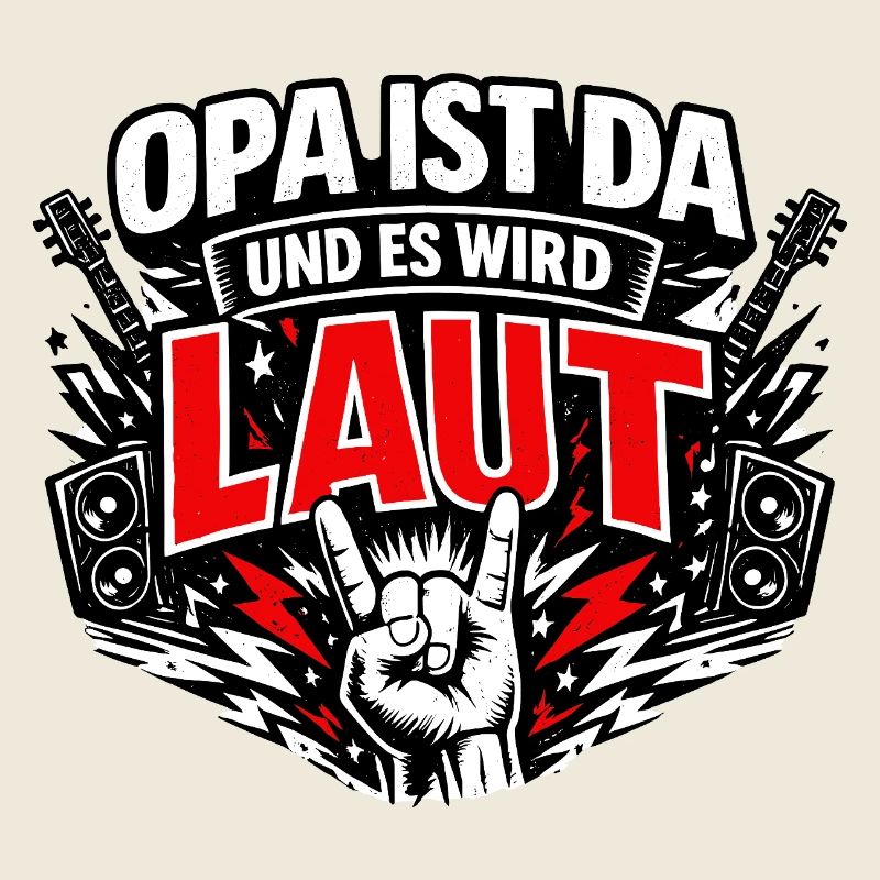 Opa ist da und es wird laut im Rock Style