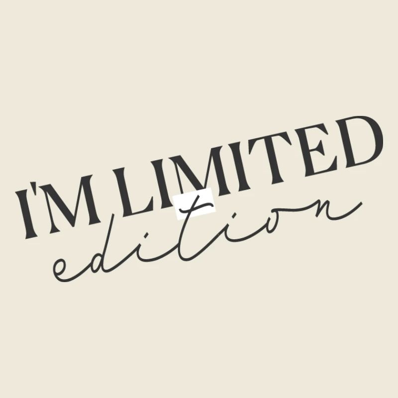 Chemise Typographie Minimaliste Édition Illimitée