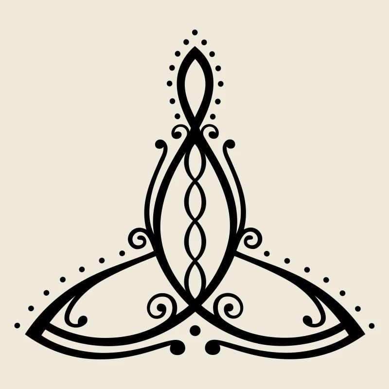 Symbole de la maternité celtique Mère avec quatre enfants