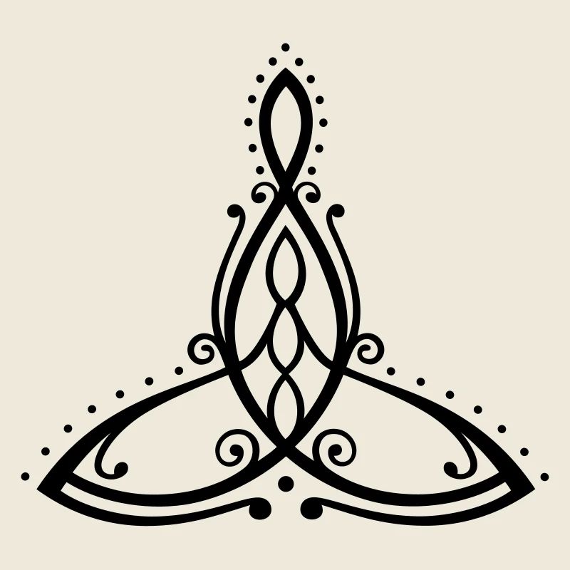 Symbole de la maternité celtique Mère avec trois enfants