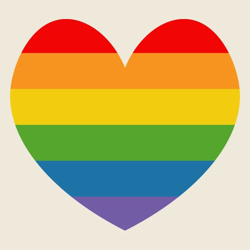 regenbogenflaggenherz Herz LGBT lgbtqi queer