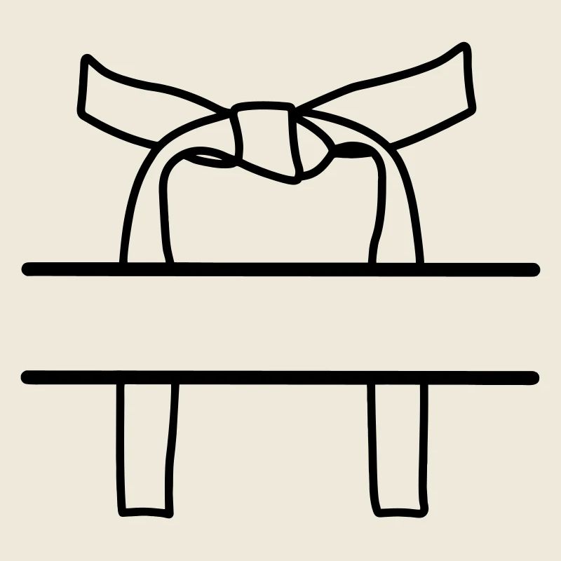 Transparentes Band oder Obi