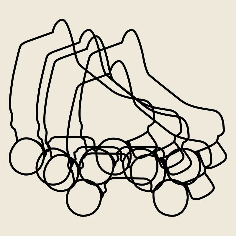 Roller Skates Sketch