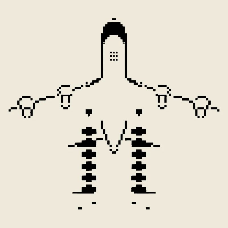 Flugzeug Pixel Kunst