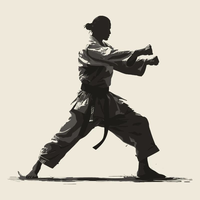 Weibliche Karateka