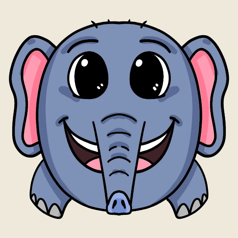 Eléphant mignon