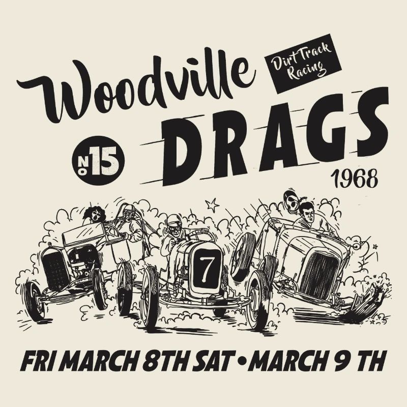 Conception de la course de dragsters Woodville