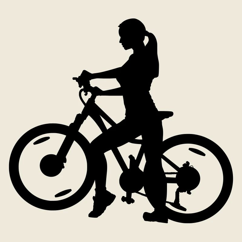 Radfahrerin
