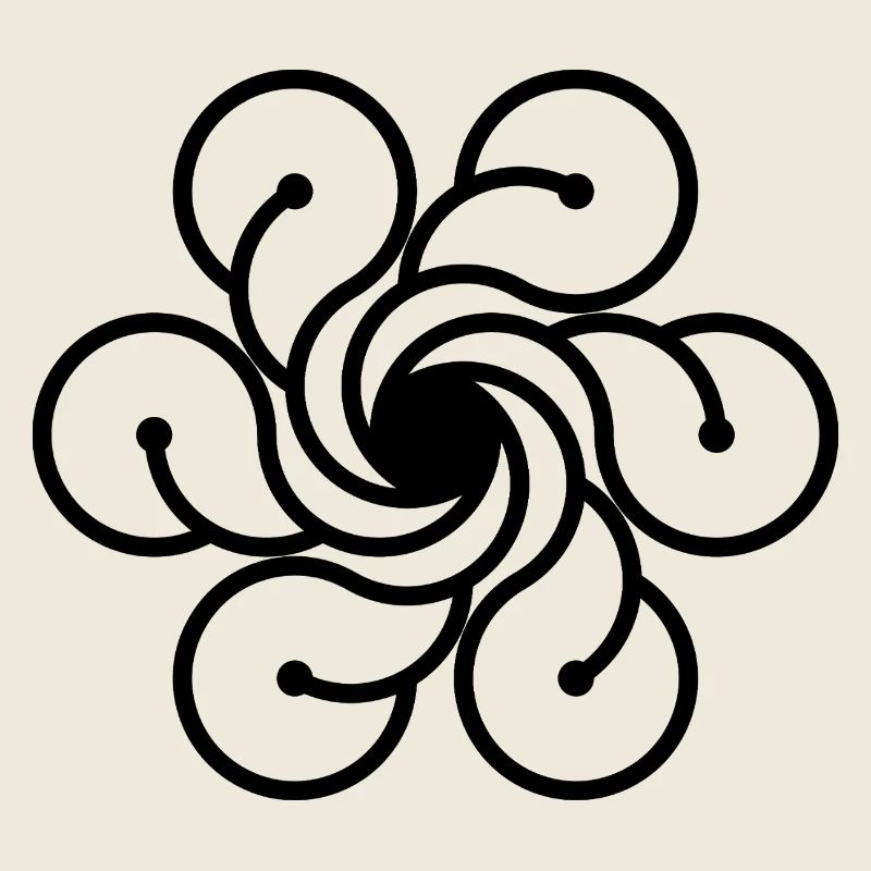 Vortex de fleur cosmique