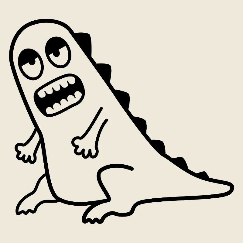 Dino Grrr – T-Rex, Nerd & Comic Style