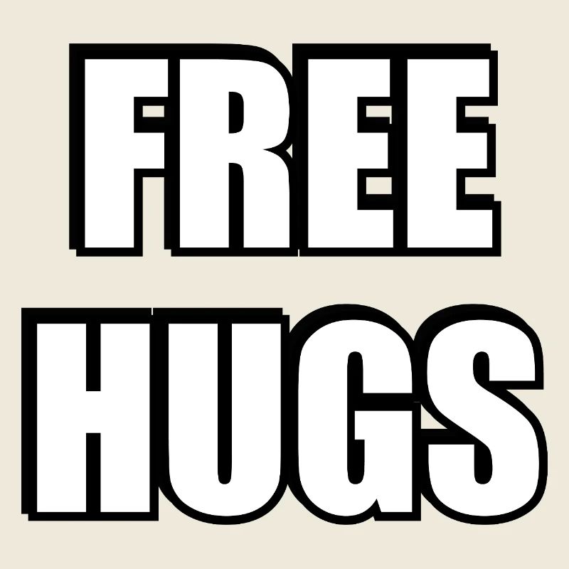 Free Hugs Bold Typography