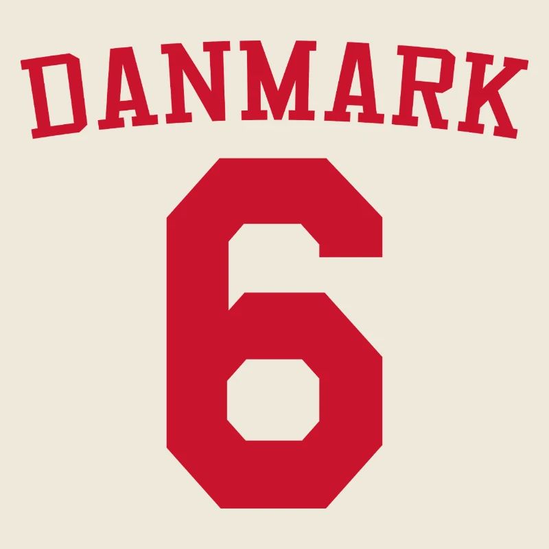Dänemark 6 – Rotes Textdesign