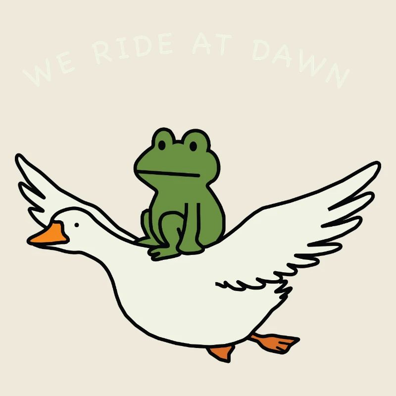 Dawn Ride Frog auf Duck