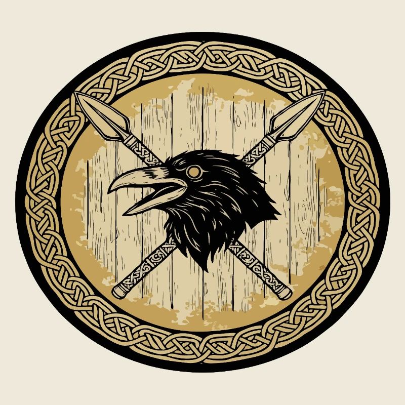 Wikinger Viking Legende Seemann Odin Rabe Kämpfer