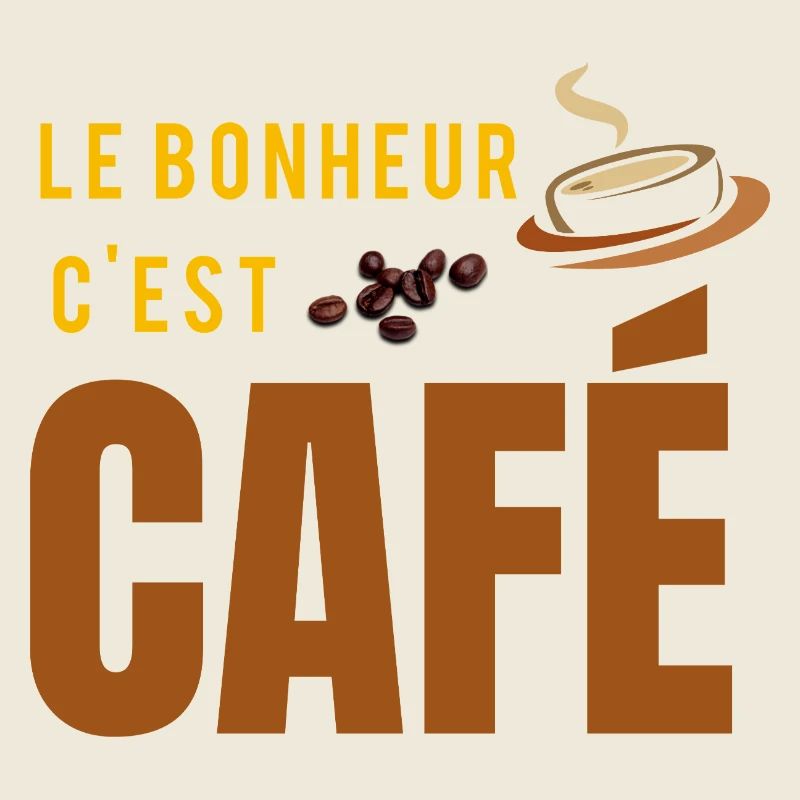 Happiness is coffee