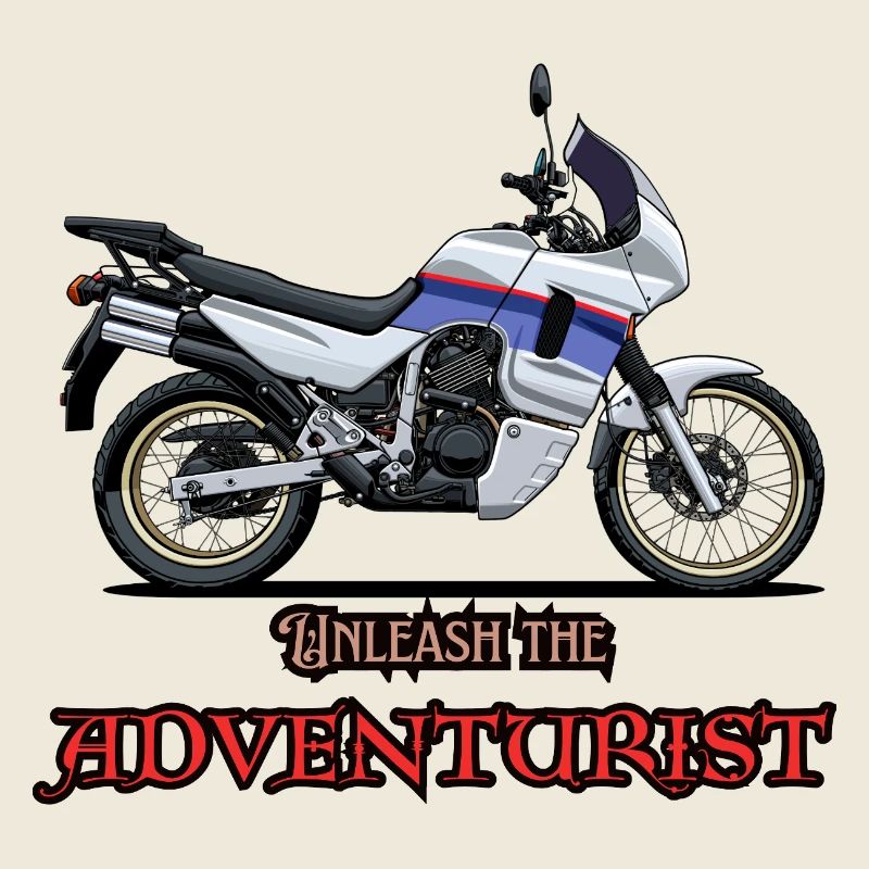 Unleash the Adventurer - Motorcycle Art