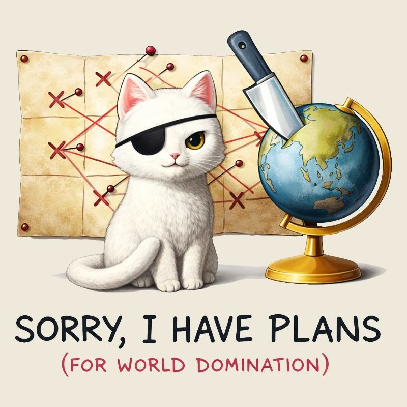 Evil Cat World Domination Plans