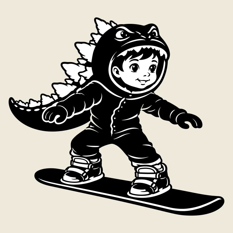 Dragon Garçon du Snowboard