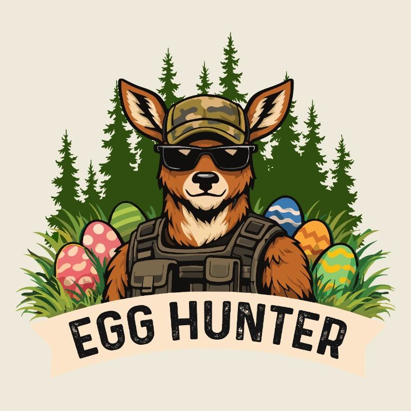 Egg Hunter Easter Bunny Spring Egg Dyeing