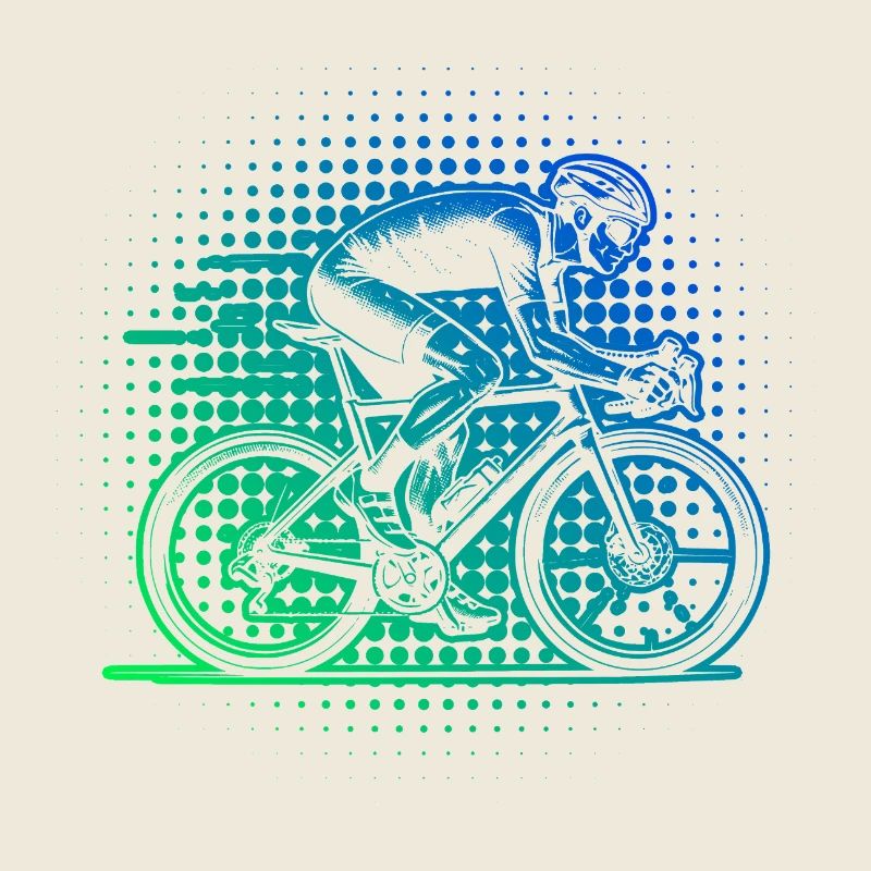 Modernes Roadbike Artwork