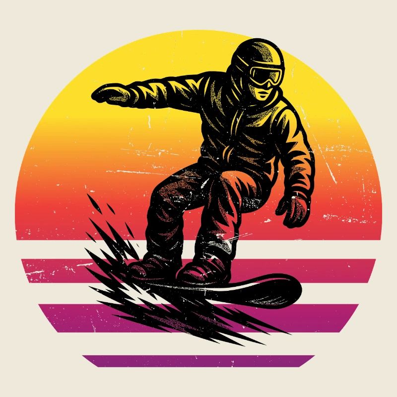 A motif just for snowboarding