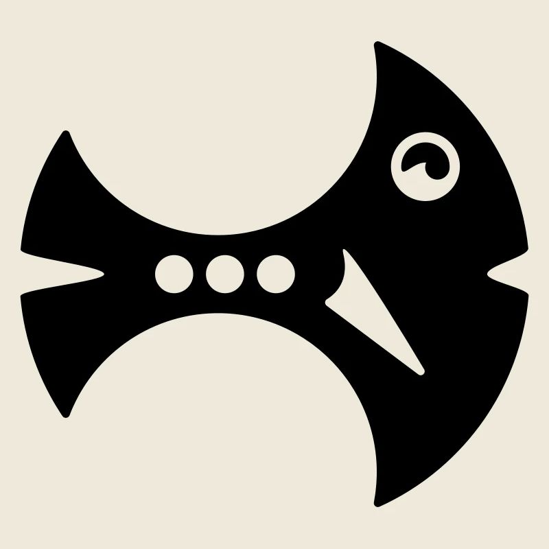 Sickle Fish Illustration Fantasy Fish