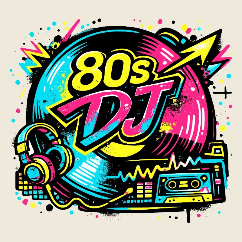 80er DJ Neon Vibe