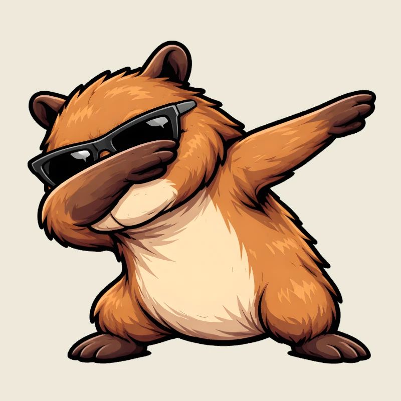 Dabbing Capybara