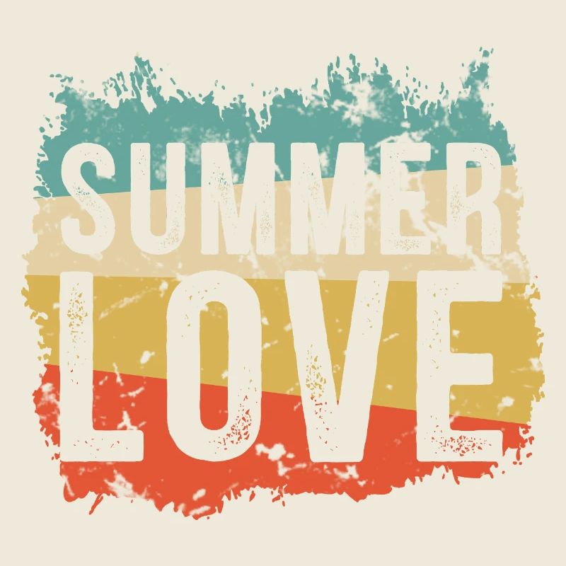 Summer Love in Retro Grunge