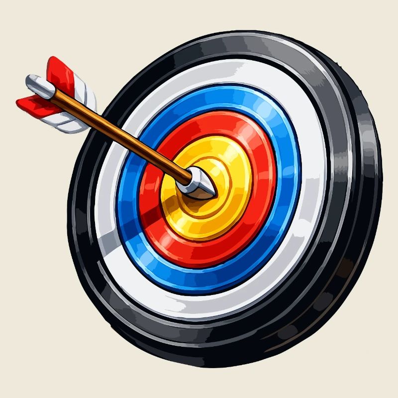 Vivid Bullseye Target Burst