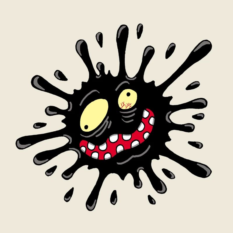 Monstre tache d'encre