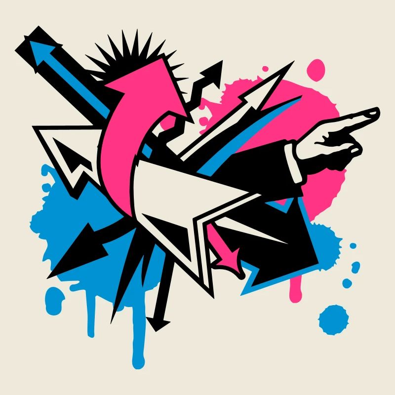 Pfeile in verschiedene Richtungen