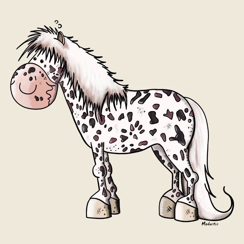 Tigerschecke Pony